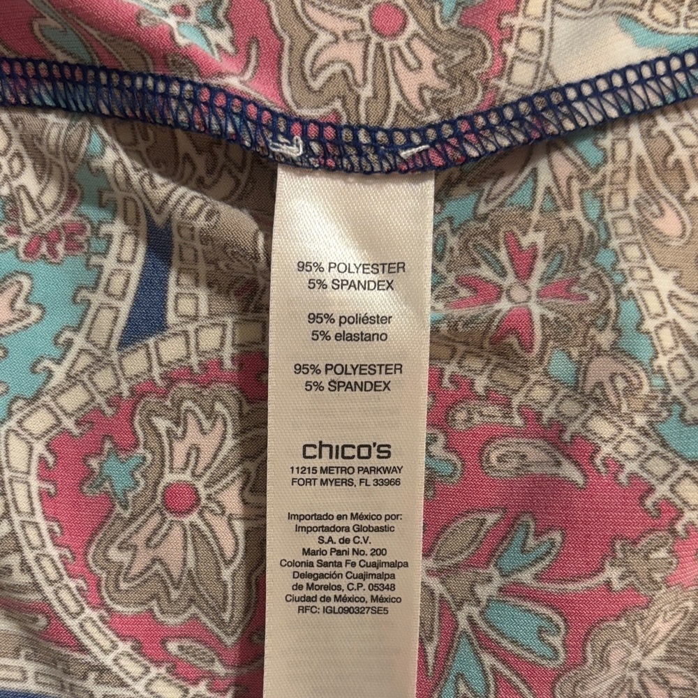 Chico's Vibrant Paisley Maxi Dress - Picture 7 of 8